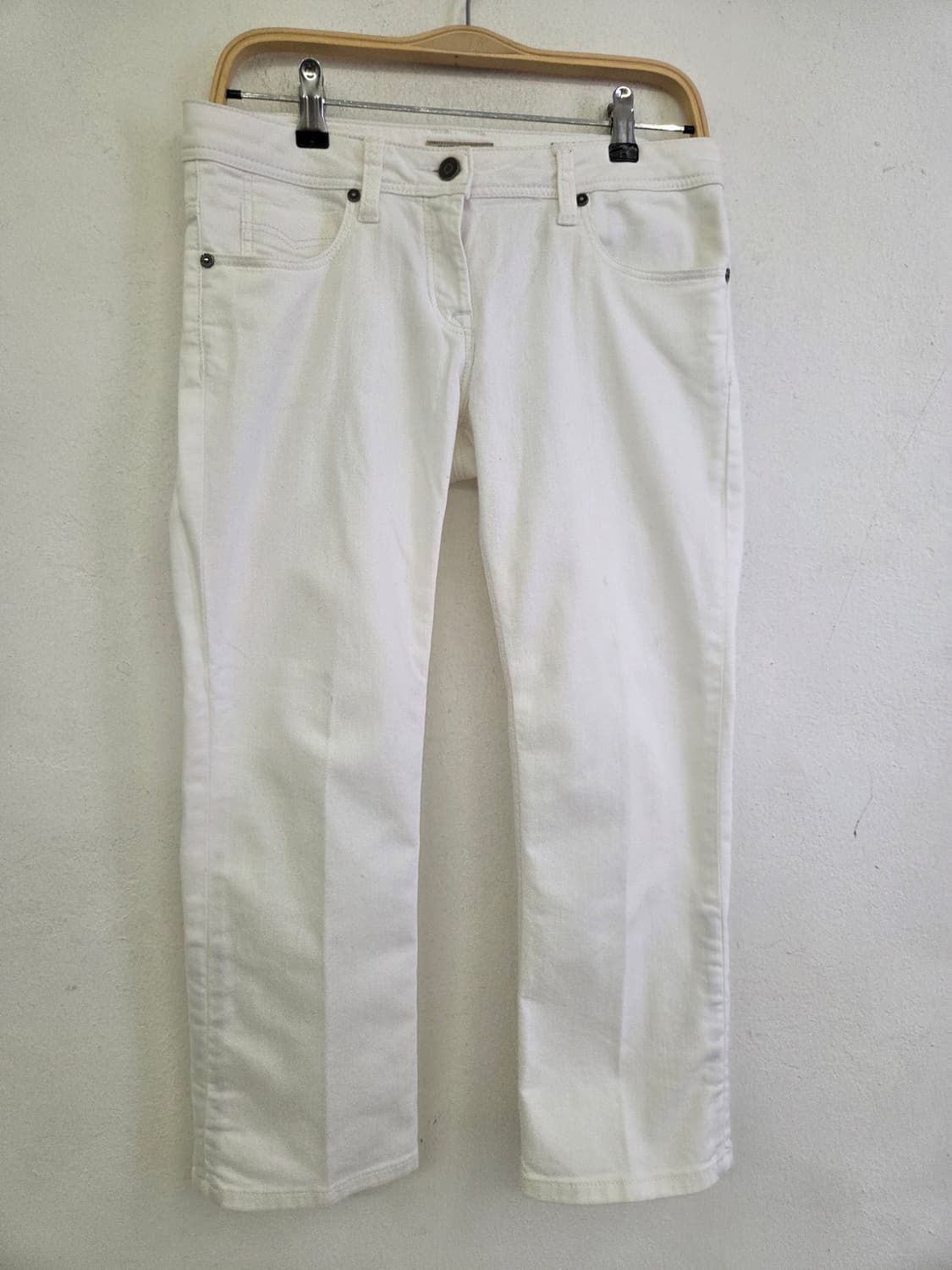 버버리 브릿 스키니진 화이트 상품이미지1