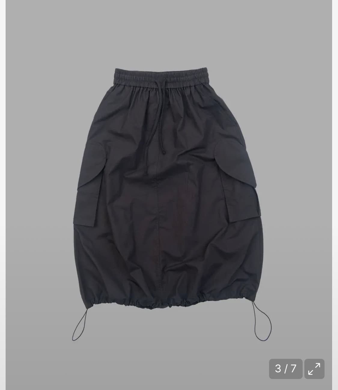 더뮤지엄비지터 하트 카고 벌룬 스커트 새상품 상품이미지2