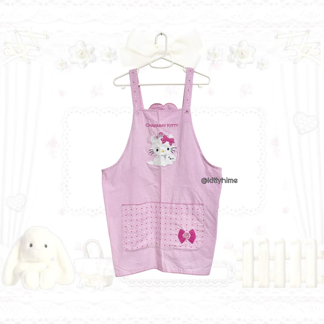 Charmmy kitty 챠미키티 고전 에이프런 챠미키티앞치마 히메갸루 상품이미지1