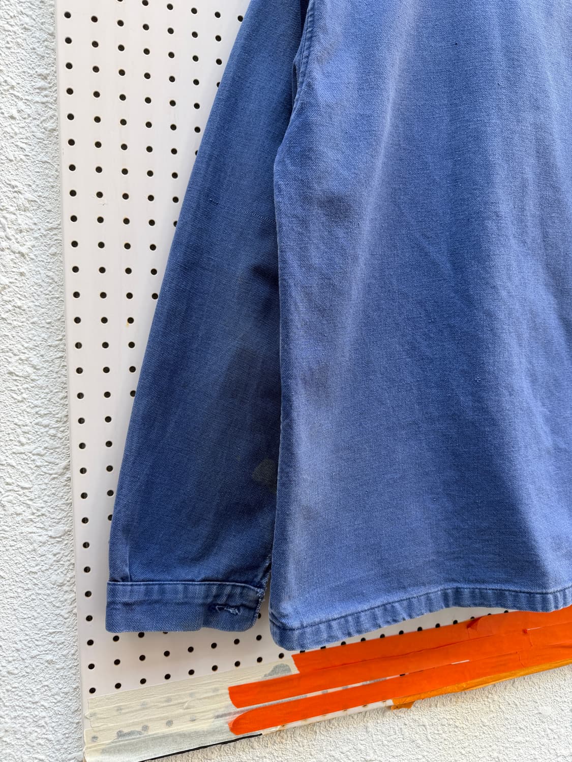 FADED WASHED BLUE OLD VINTAGE 프렌치워크자켓 상품이미지8