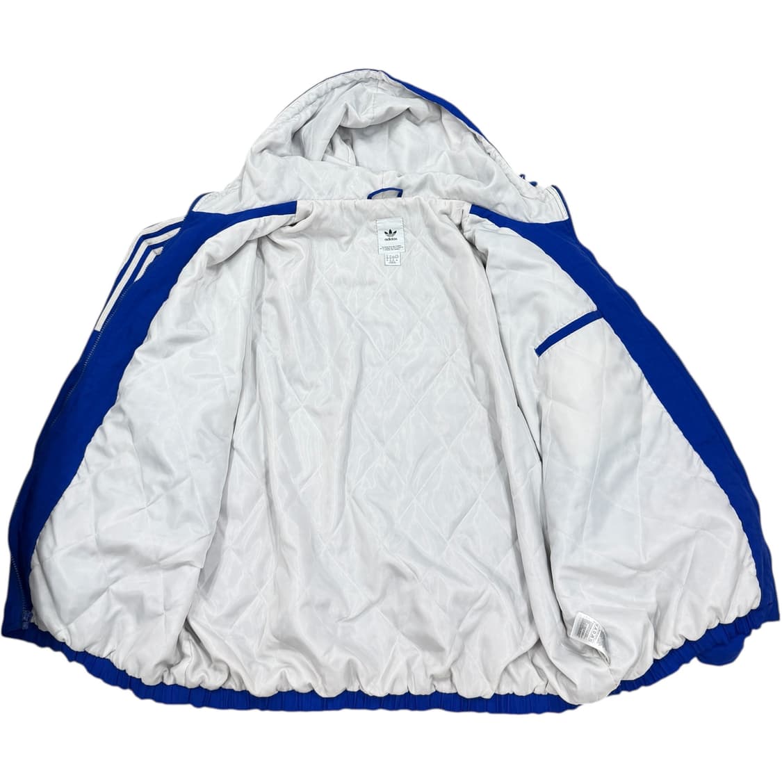 아디다스 해외판 방탄 정국 꾹디다스 트레포일 누빔 바람막이 자켓 블루 상품이미지5