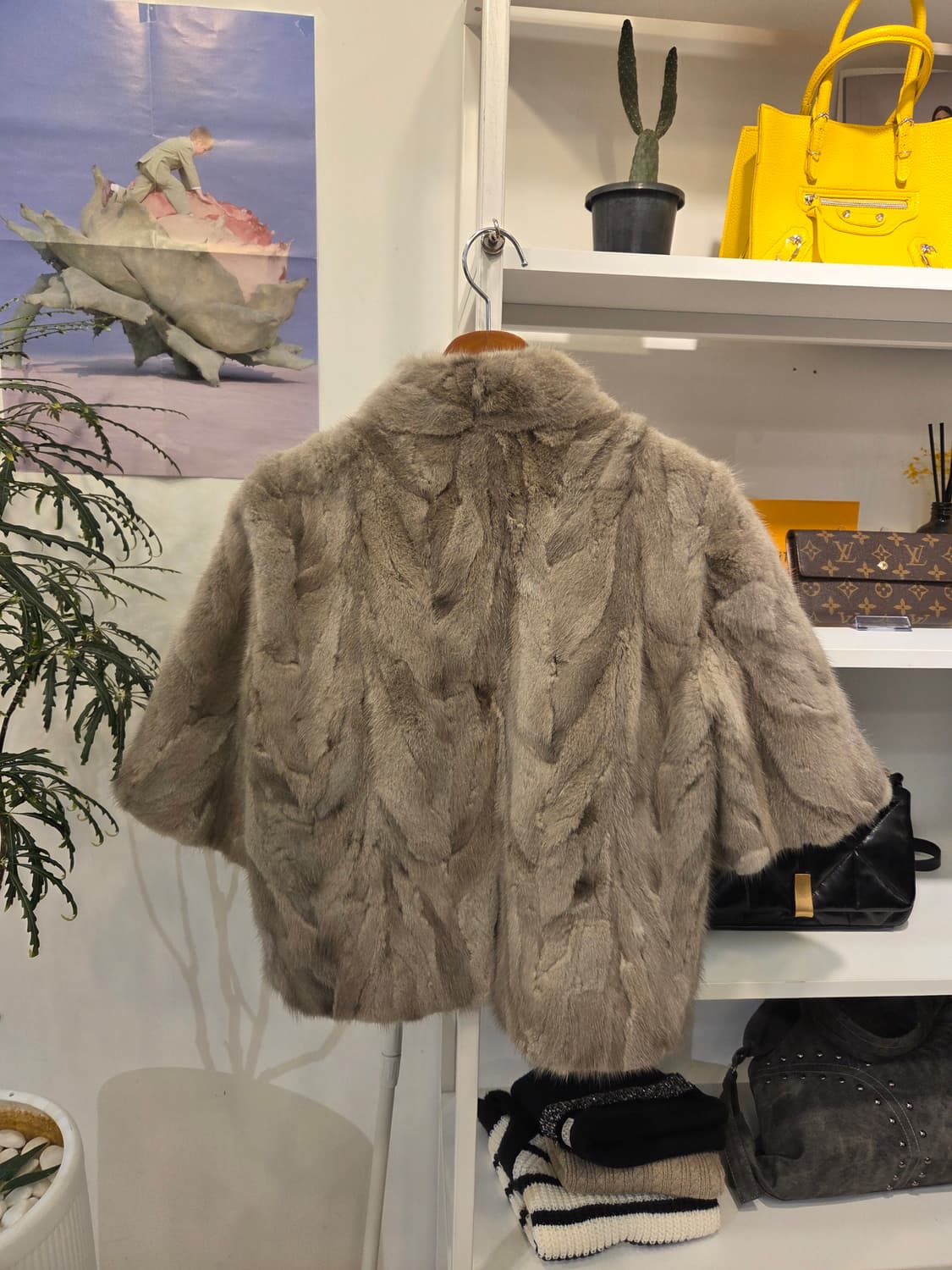 유로콜렉션 크롭 밍크 자켓 상품이미지6