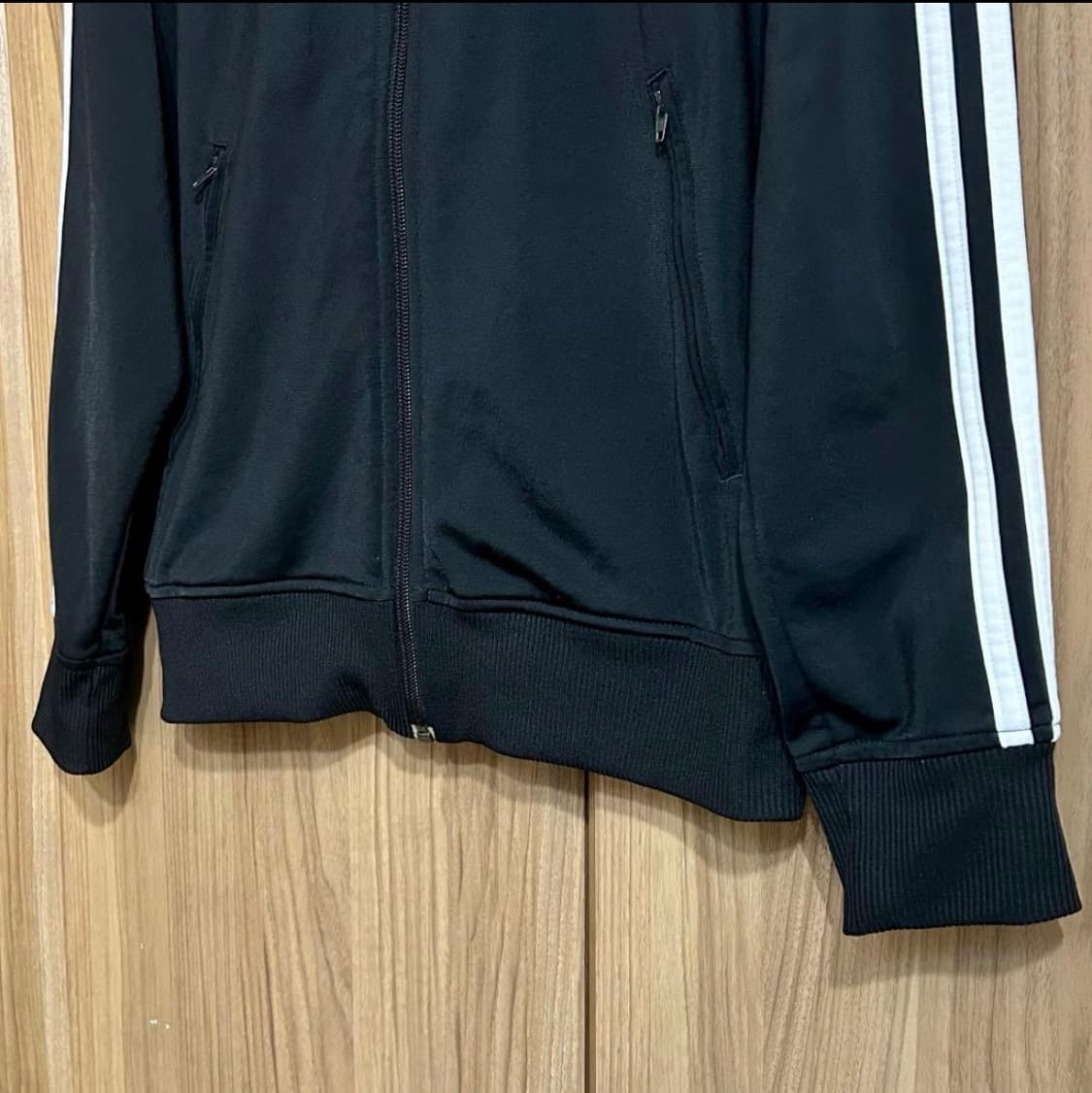 【4XL】 아디다스 져지 구형 파이어버드 트랙탑 블랙 상품이미지6