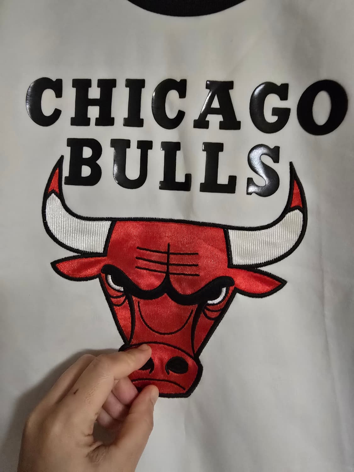 NBA시카고불스 세미크롭맨투맨( 깨끗) 상품이미지3