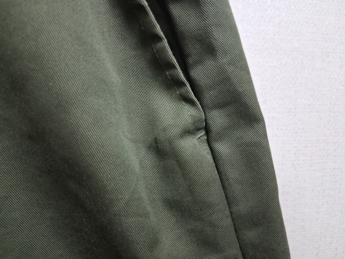 일본수입 LELILL 카키색 데님 치마바지 미착용 허리26 에서 28 상품이미지4