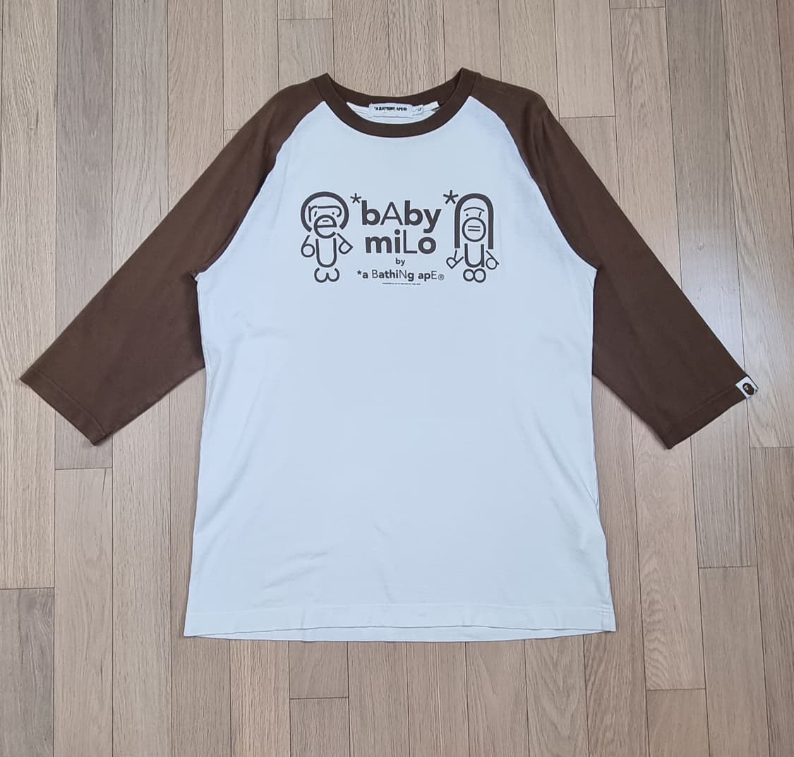 A BATHING APE 베이비마일로 7부 긴팔 L _남성 상품이미지1