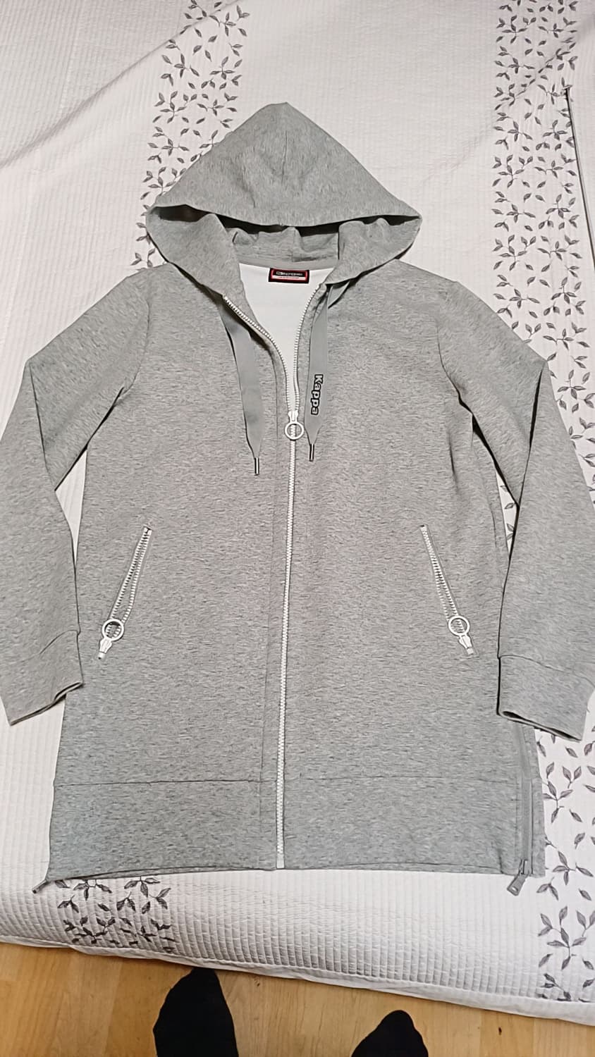 카파 롱후드집업 실측105 여성88 가슴54 기장78 상품이미지1