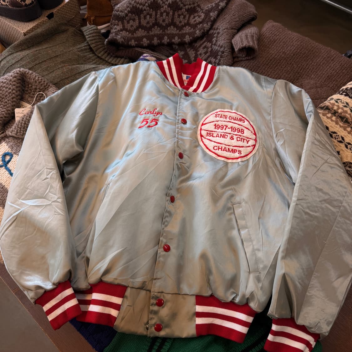 90S RENNOC USA 미국 바시티 1997 1998 농구 베스킷볼 상품이미지1