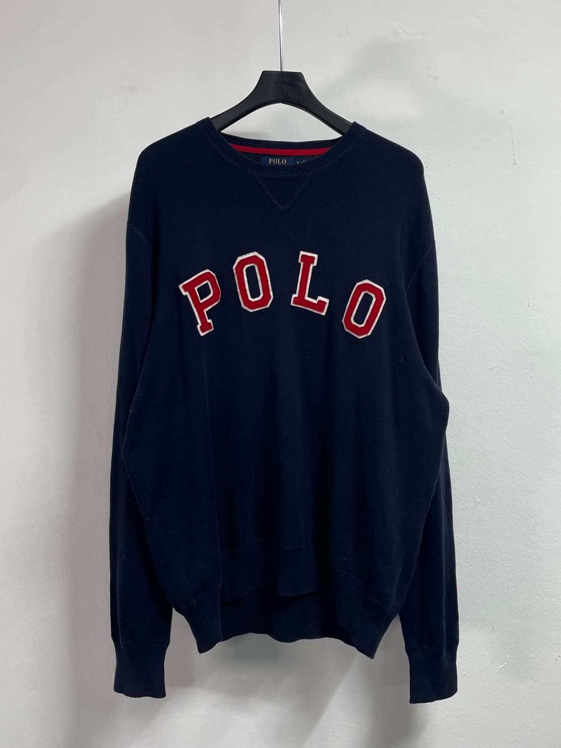 폴로 랄프로렌 빅로고 니트 맨투맨 (on.455) 상품이미지1