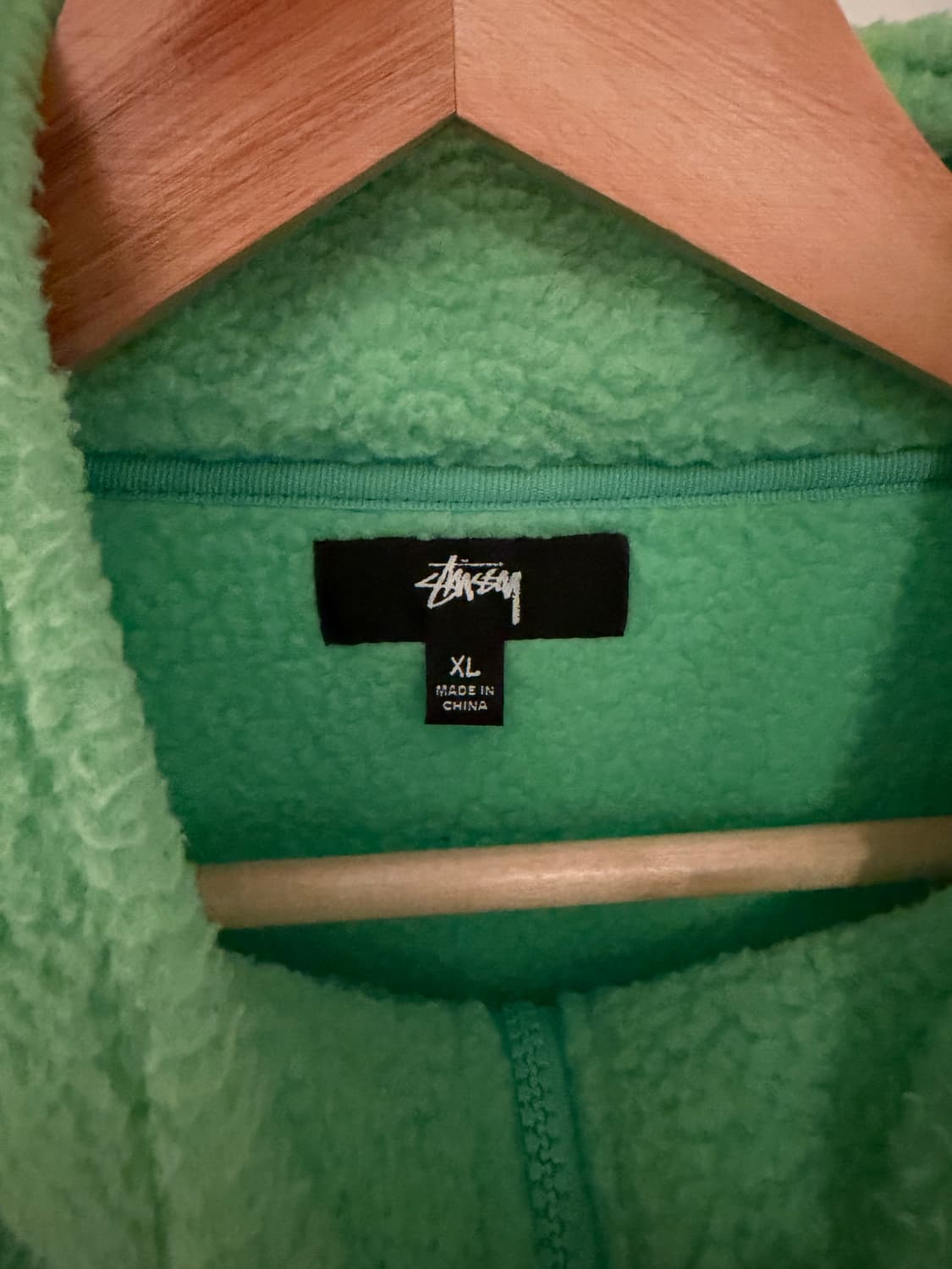 (XL) 스투시 하프집업 모크넥 후리스 상품이미지4