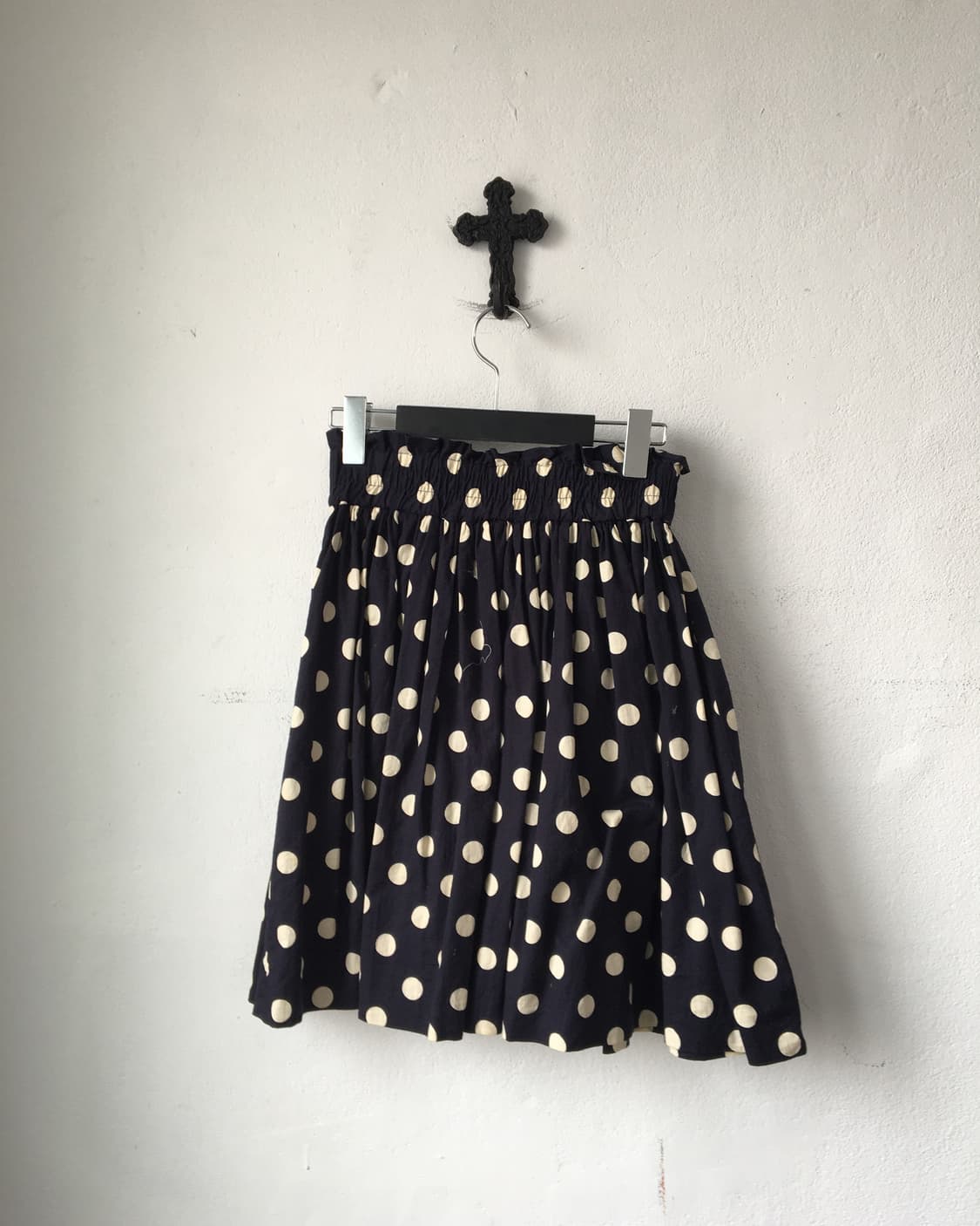 Lace up point dot pattern skirt 상품이미지3