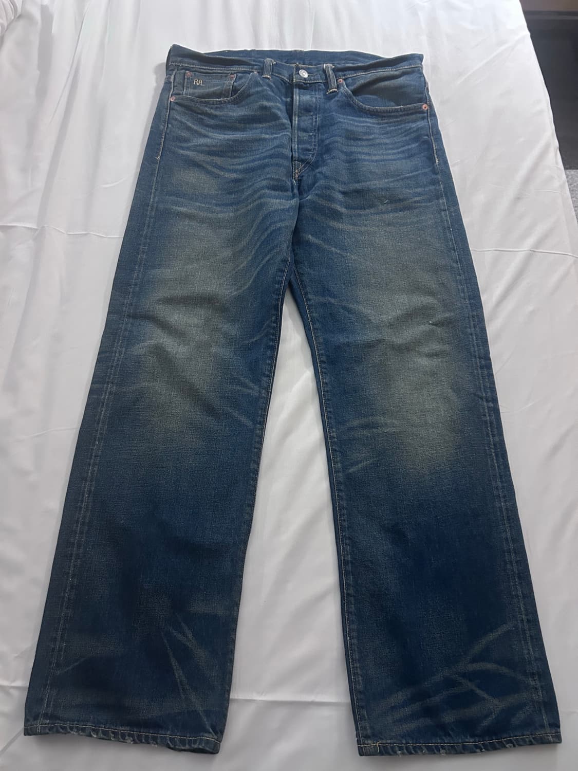 RRL 그랜드폴스 워싱 빈티지 파이브 포켓 데님 33x32 상품이미지1