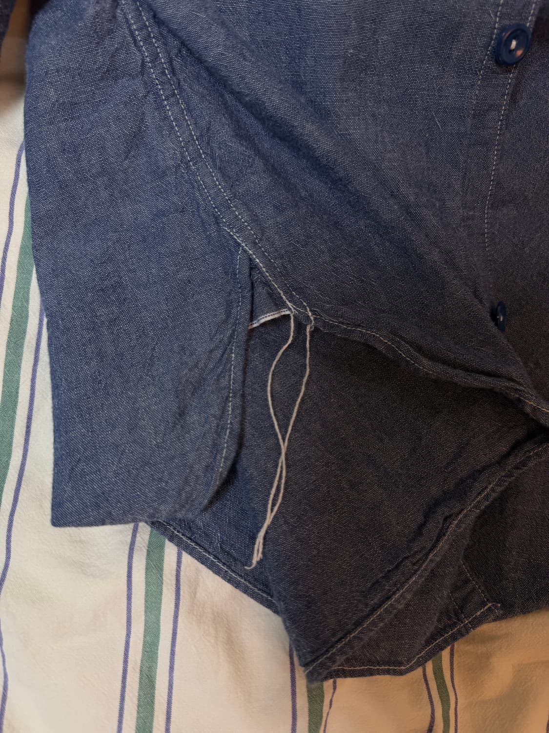 [18-18 1/2] 버즈릭슨 샴브레이 셔츠 상품이미지5