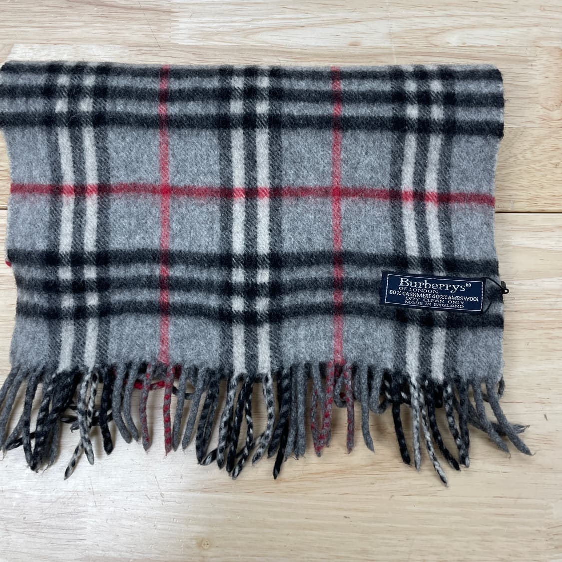 버버리 정품 캐시미어 / 램스울 머플러 그레이 상품이미지2