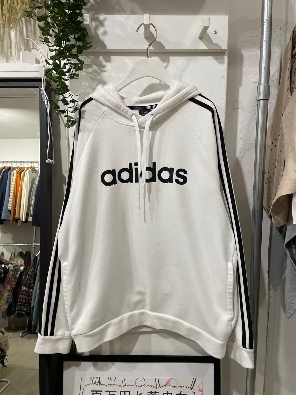 아디다스 삼선 기모 후드티 상품이미지4