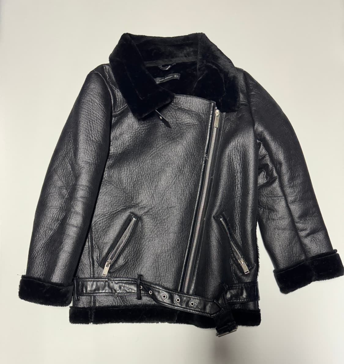 자라 ZARA 우먼 뽀글이 카라 무스탕 자켓 M 상품이미지1