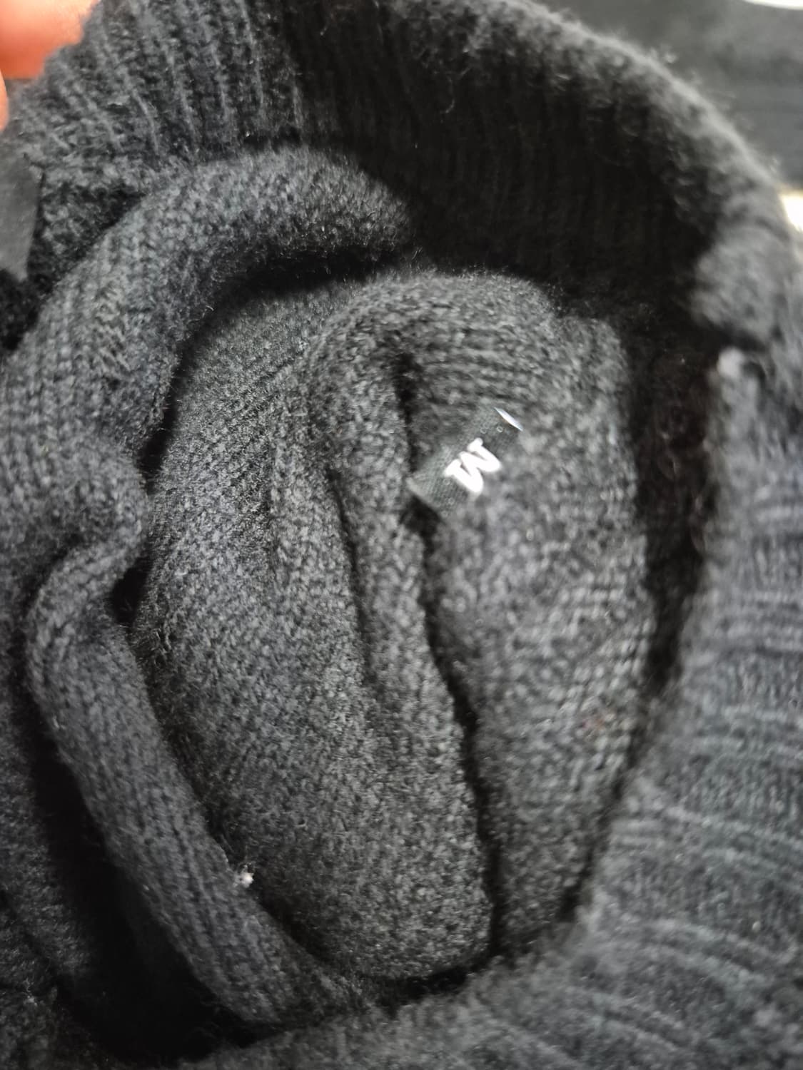 정품 디젤 패치워크 라운드 니트 상품이미지9