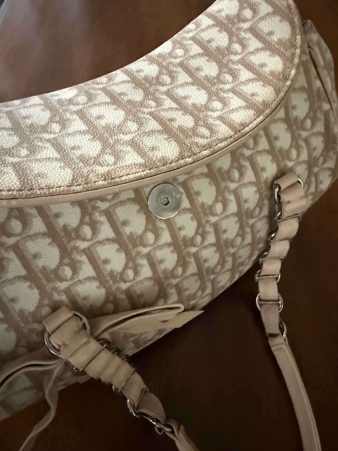 DIOR 디올 오블리크 로맨티크 체인백 베이지 상품이미지4