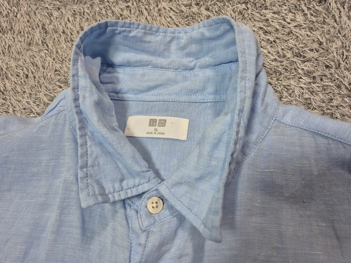 유니클로 남성 린넨 셔츠 XL 상품이미지3