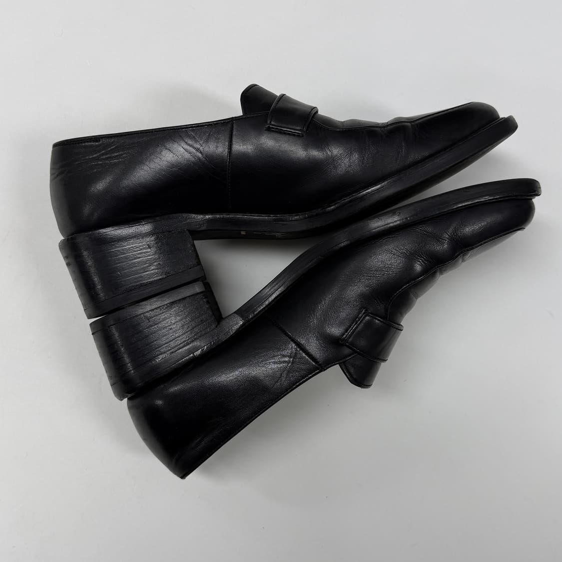 90s Margaret Howell mid heel loafers 상품이미지5