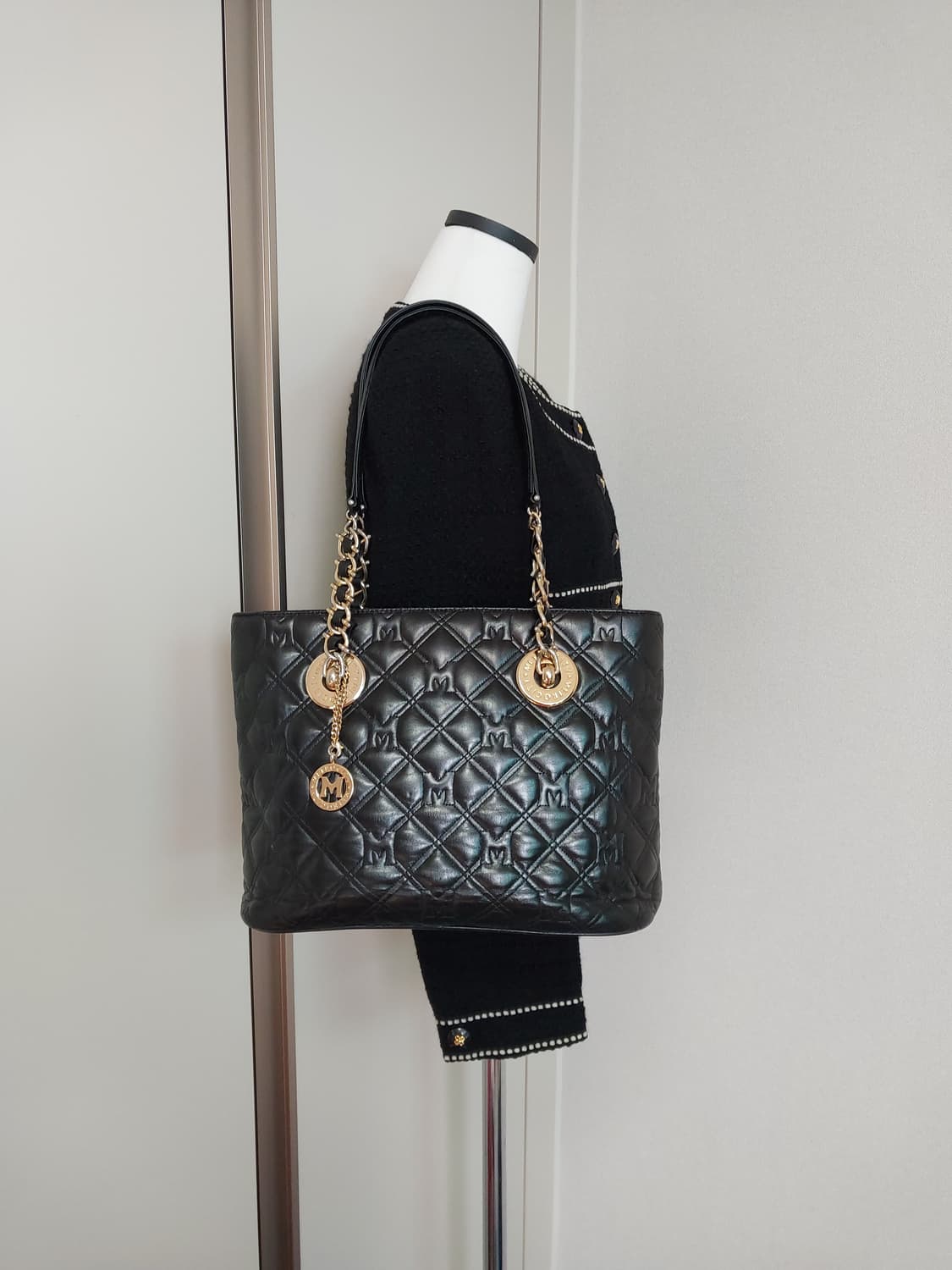 메트로시티 퀼팅 금장 체인백 상품이미지2