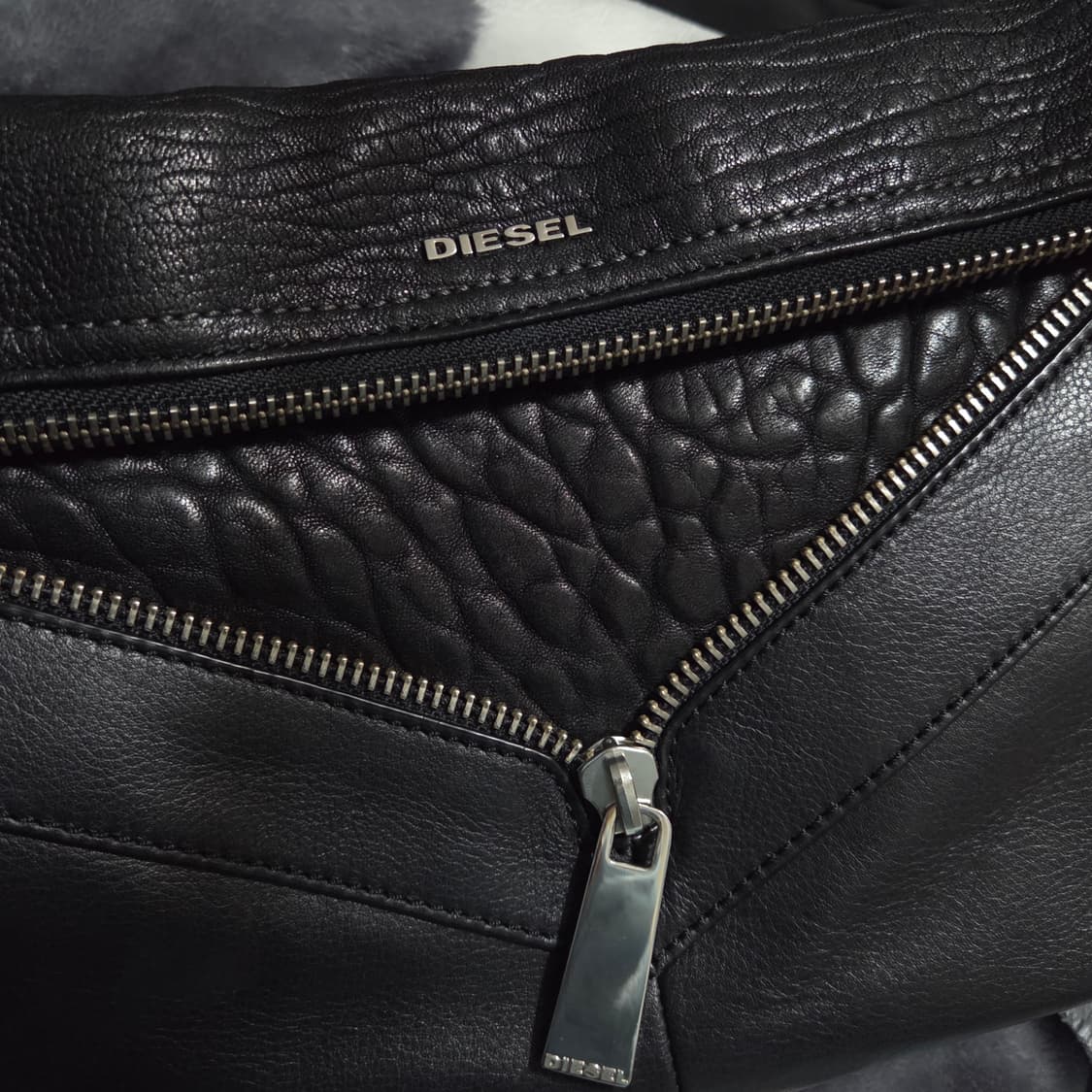 디젤 레더 숄더백 클러치 블랙 상품이미지2