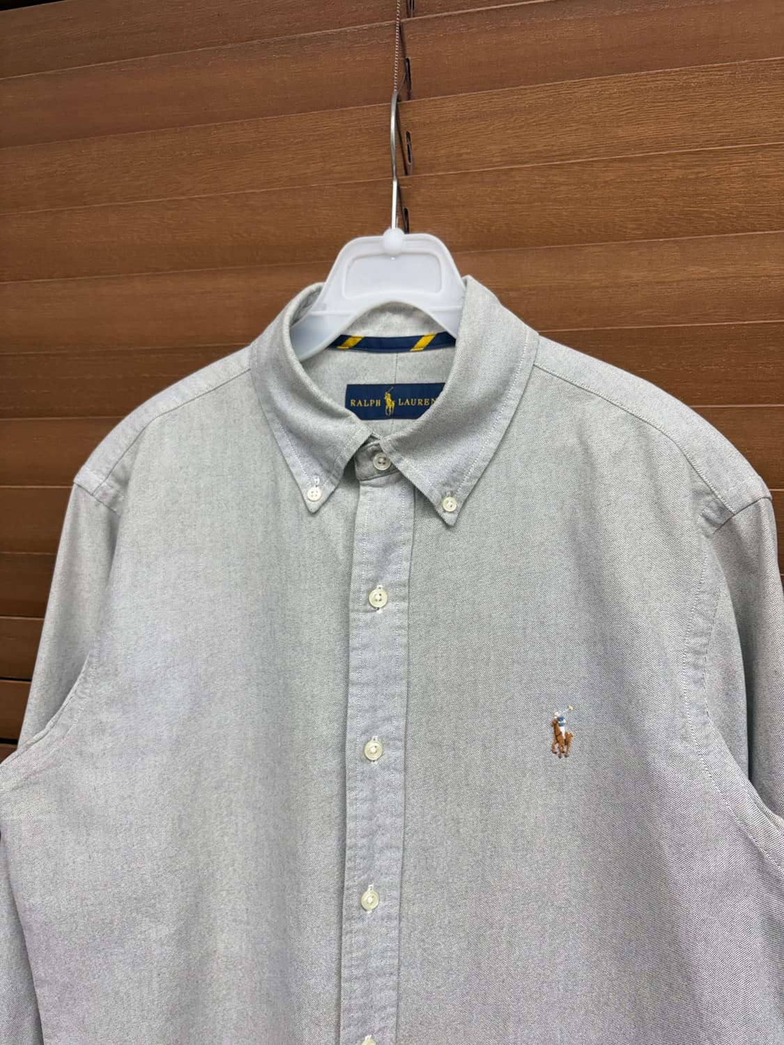 폴로 랄프로렌 클래식 핏 그레이 버튼 셔츠 상품이미지2