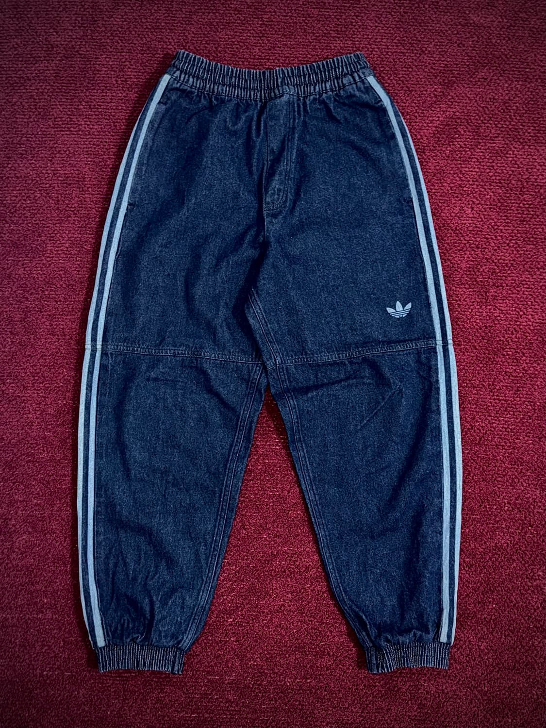 아디다스 파이어보드 청데님 조거 팬츠 S 상품이미지1