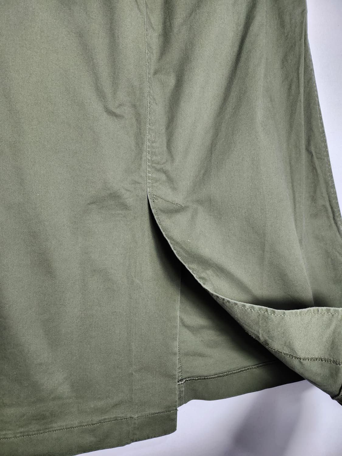 유니클로 카키색 코튼 스커트 상품이미지5