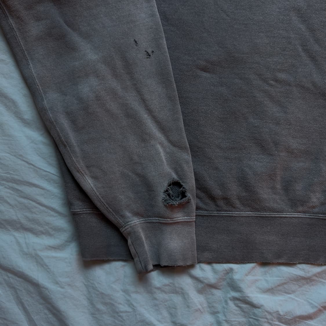 비즈빔 22AW 앰플러스 스웨트 크래쉬 블랙 상품이미지6