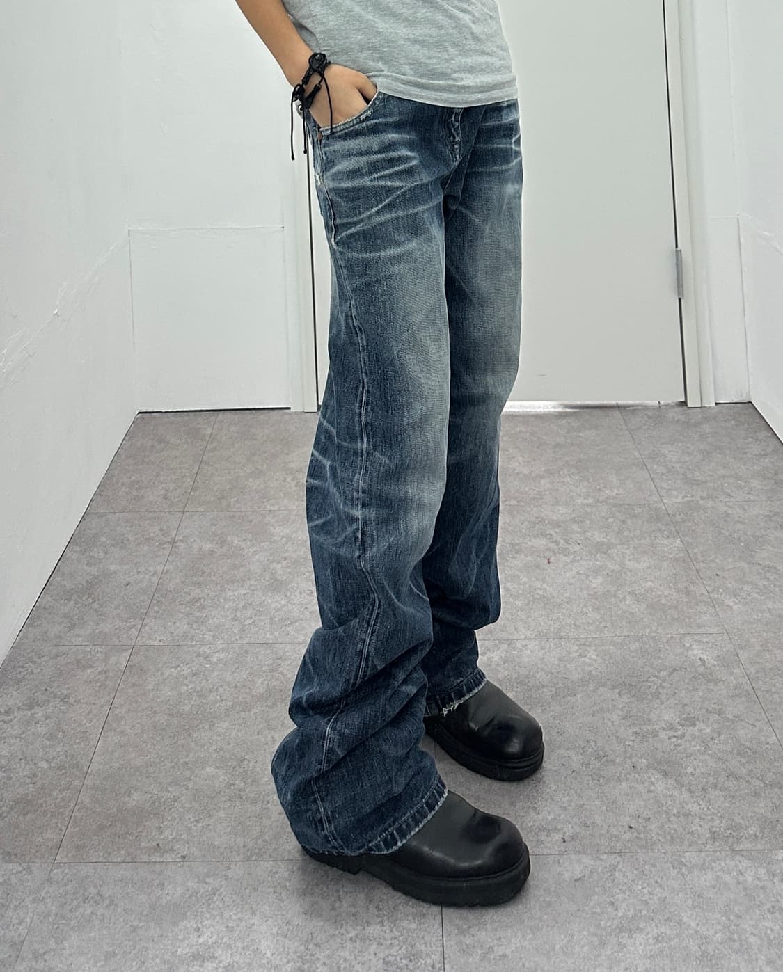 00s iloi vintage destroyed washing denim 상품이미지1