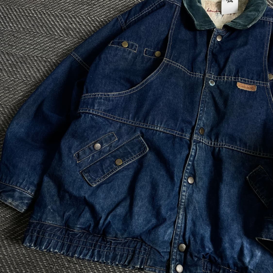 USA 오리지날 빈티지 아메카지 데님 워크 자켓y 3276 상품이미지4