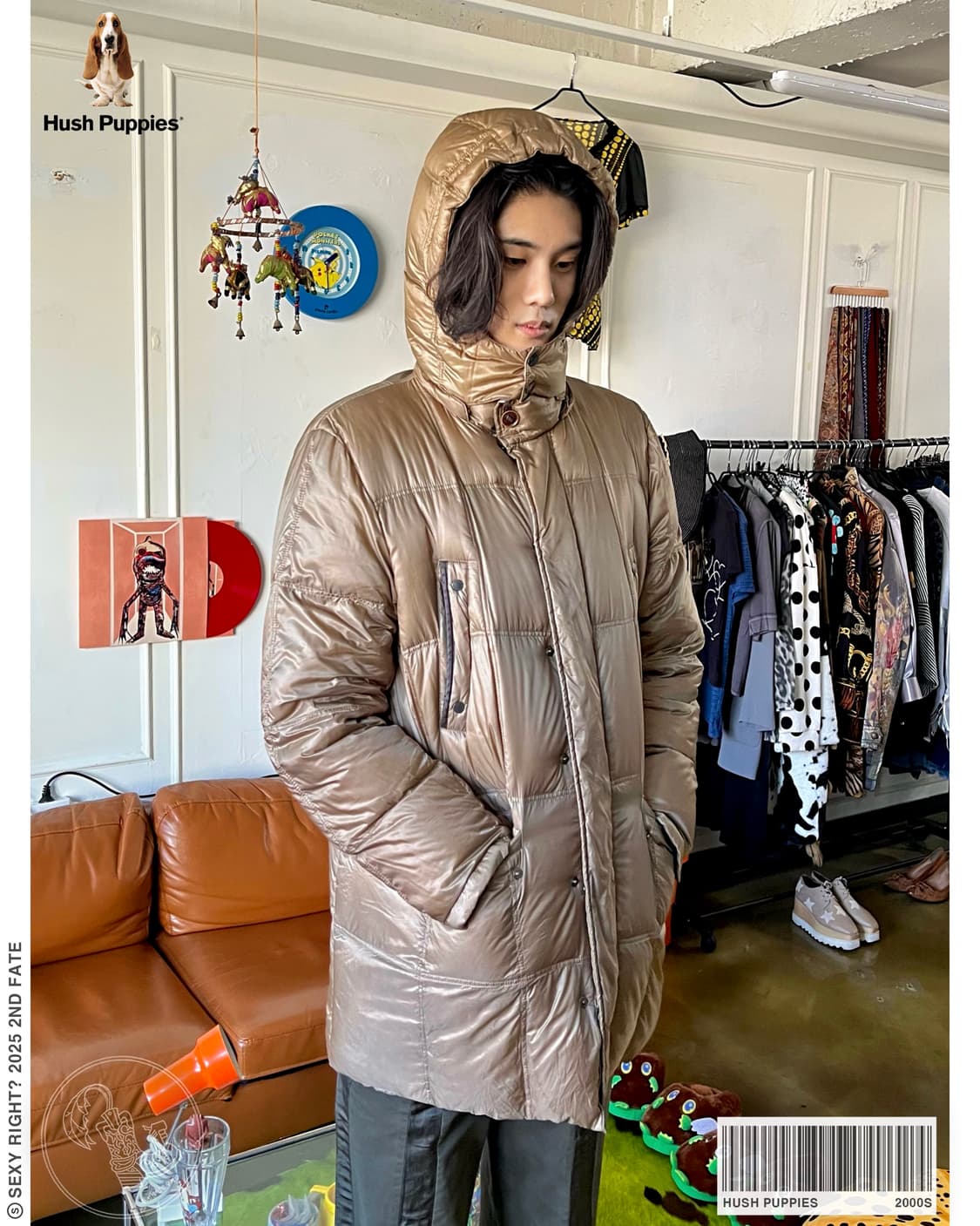 HushPuppies High Neck Down Padding Parka 상품이미지1