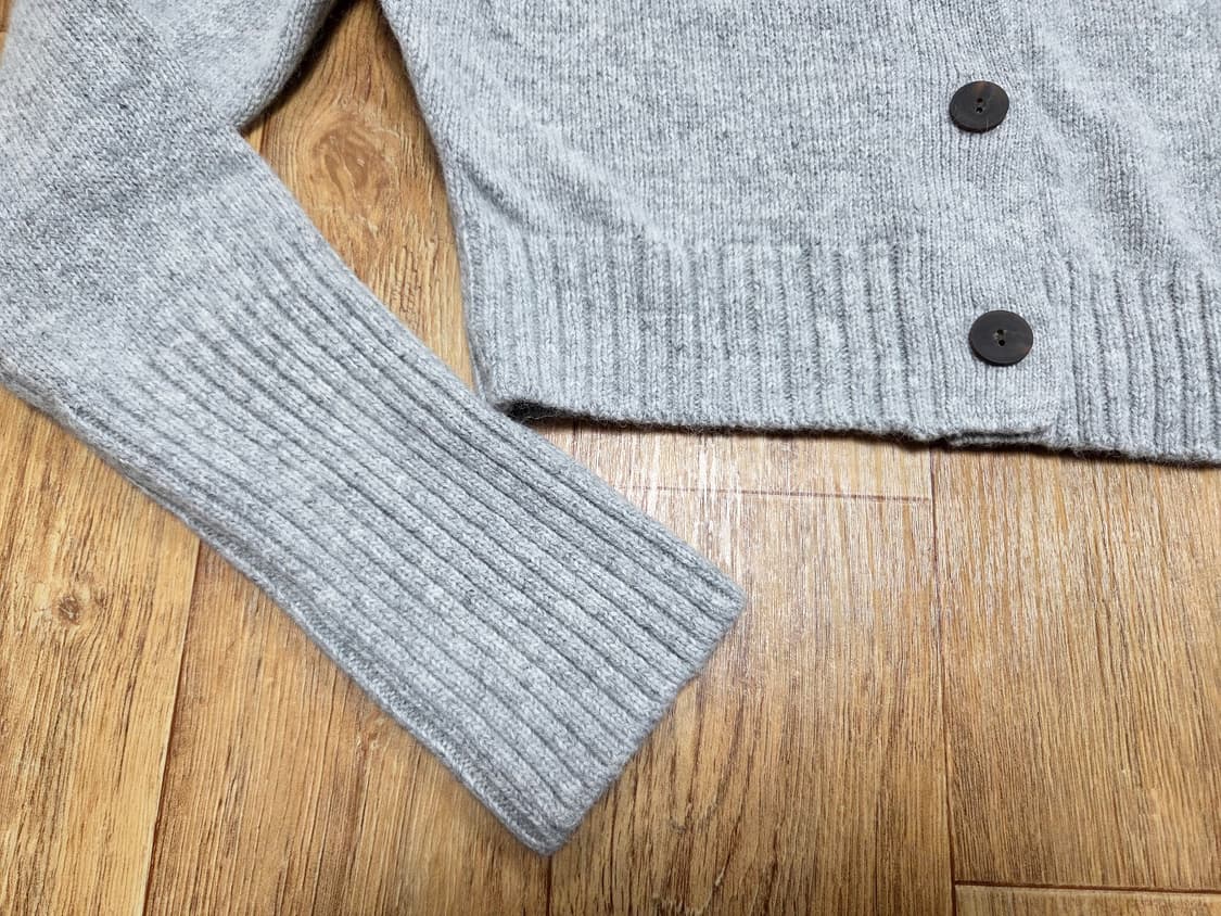 키써(KSSR) 베이비알파카 울 다이아몬드 크롭가디건 55-66 새상품 상품이미지7