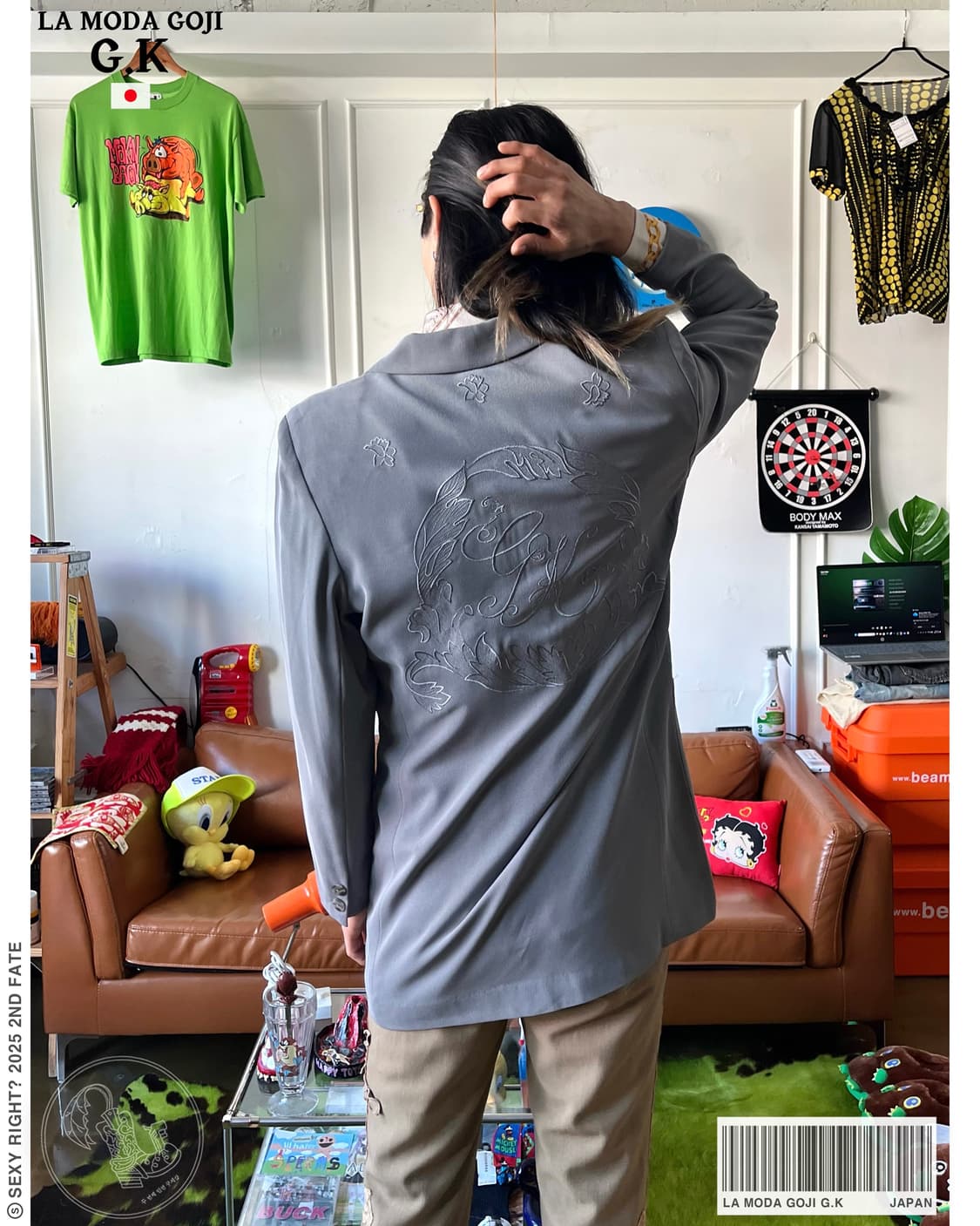 La Moda GOJI G.K Embroidery Blazer JK 상품이미지1