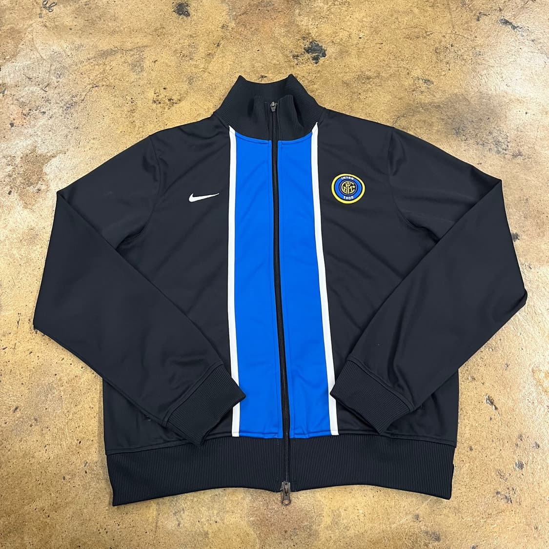 [정품/M] 나이키 인터밀란 트랙탑 블랙 블루 져지 b18 상품이미지2