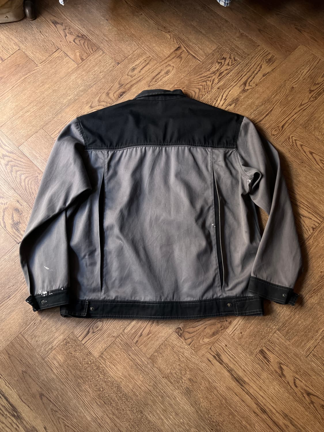 [L]디키즈 USA 빈티지 페인팅 그레이 투톤 워크 자켓 상품이미지8