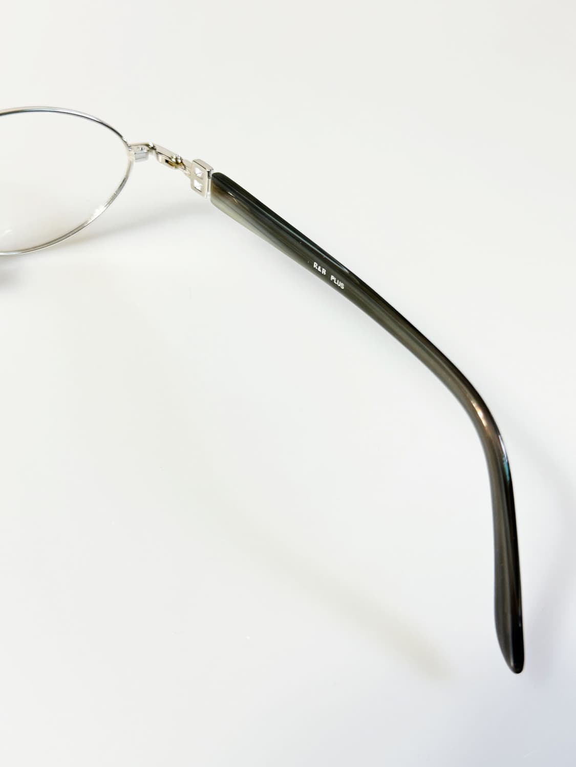 R&B EYEWEAR 실버 메탈 슬림 오벌 프레임 빈티지 안경 상품이미지6