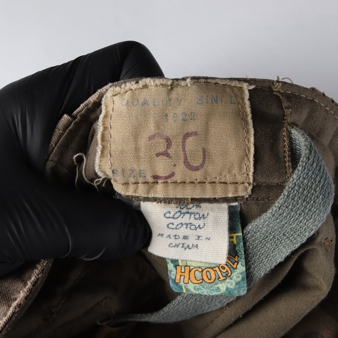 HCO1922 빈티지 카모플라쥬 카고 팬츠 30 상품이미지6