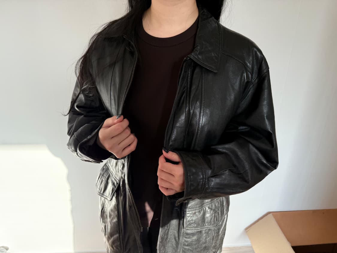 생로랑 YSL 블랙 가죽 자켓 95 상품이미지7