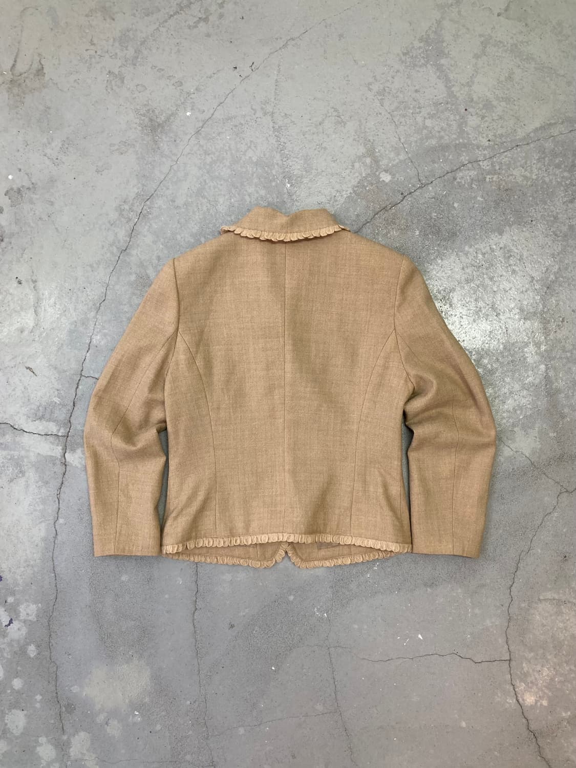  beige frill jacket 상품이미지5
