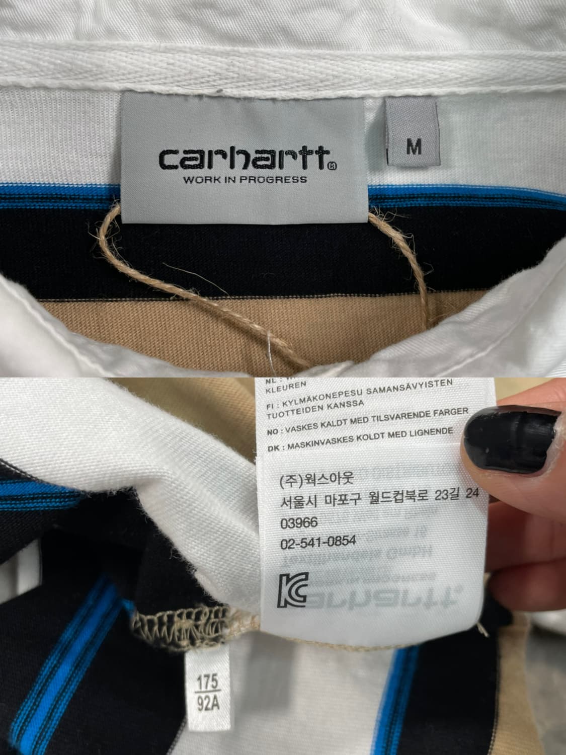 칼하트 WIP 스트라이프 pk 셔츠 상품이미지5