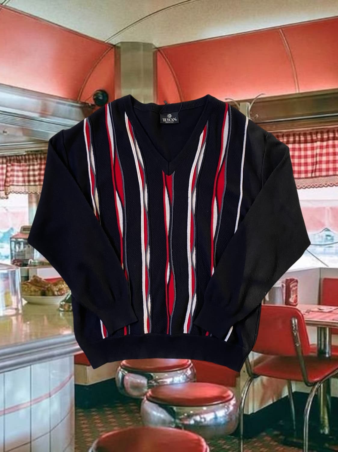 빈티지 브이넥 니트 (Man 2XL) AB1670 상품이미지1