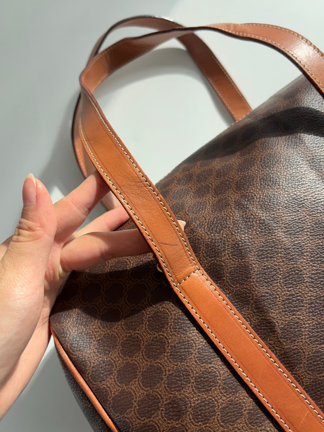 Celine 셀린느 마카담 브라운 보스턴 백 상품이미지10