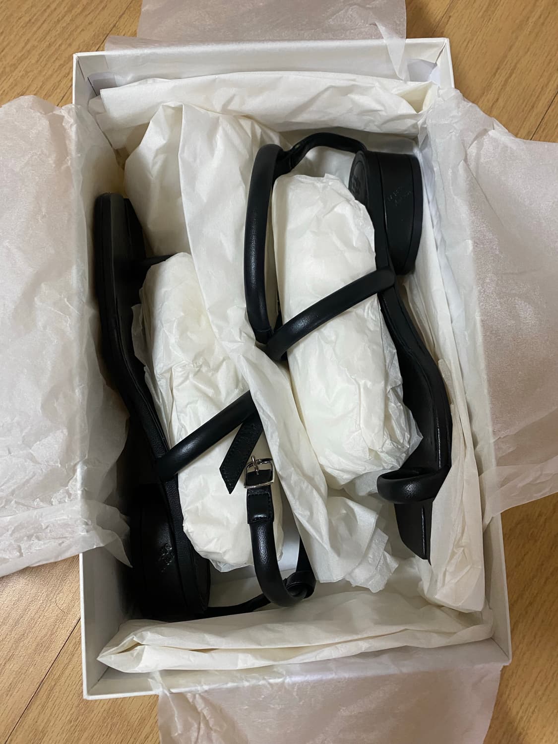 메종마르지엘라 타비 샌들 37사이즈 블랙 정품 새상품 상품이미지4