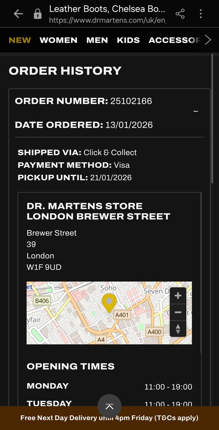 닥터마틴 1460 스무스 yoth 새상품 상품이미지3