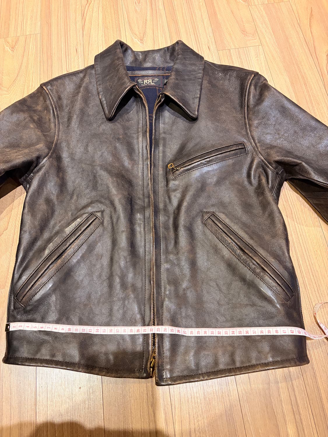 RRL 더블알엘  뉴스보이 레더자켓 XS 사이즈 상품이미지7