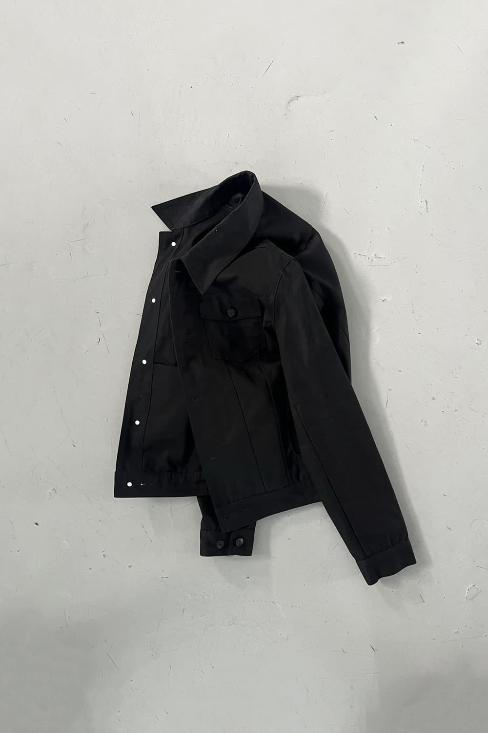 MPa LOWERED WAIST TRUCKER JACKET (BLACK) 상품이미지2