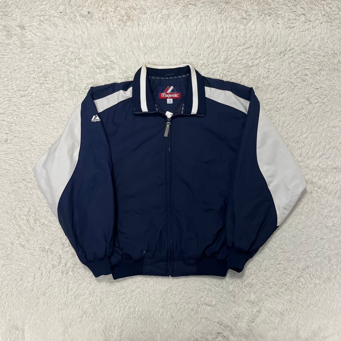 Majestic navy nylon blouson 상품이미지4