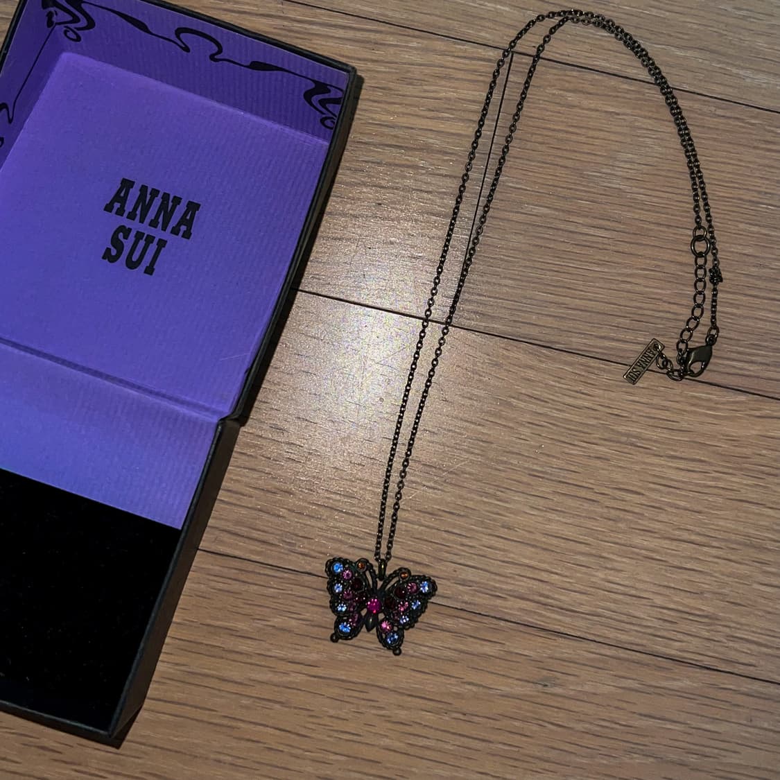 안나수이 일본 정품 나비 목걸이 상품이미지1